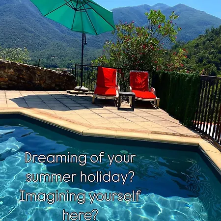 Casa Sola Apartment, Stunning Views, Private Pool * Arles-sur-Tech
